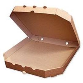 Коробка д/пиццы, 310х310х40мм, бурая  б/п., 100 шт./уп.
