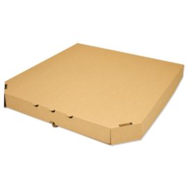 Коробка д/пиццы 400х400х40 мм бурая, микрогофрокартон, 100 шт/уп, 100 шт/кор