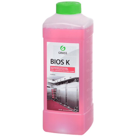 Средство "Bios-К" 1 л,для очистки и обезжиривания поверхностей , высокощелочное 12 шт/кор (270100)