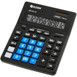 Калькулятор настольный Eleven Business Line CDB1201-BK/BL, 12 разрядов, двойное питание, 155*205*35м