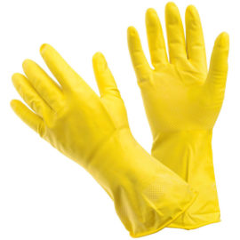 Перчатки  хозяйственные латексные, Household Gloves 30гр.  размер М  кор/240пар