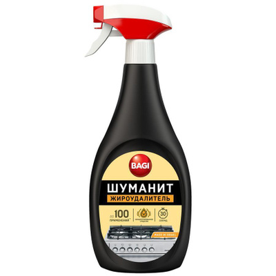 Жироудалитель "Шуманит", 0.4л, спрей, "Баги" 12шт/кор Жироудалитель "Шуманит", 0.4л, спрей, "Баги" 12шт/кор